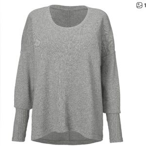 Cabo Cool Off Sweatshirt Gray Medium